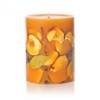 Rosy Rings Small Round Botanical Candle - Spicy Apple