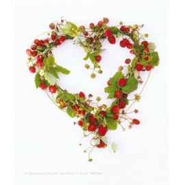 Glasses Cleaning Cloth "Heart of Strawberries"