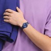 Swatch Unisex Casual Watch Blue Bio-sourced Quartz Very Jazzy Berry