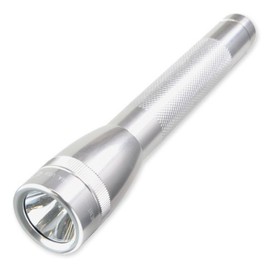 Mini Maglite 2AA Flashlight, 14 Lumens, Silver