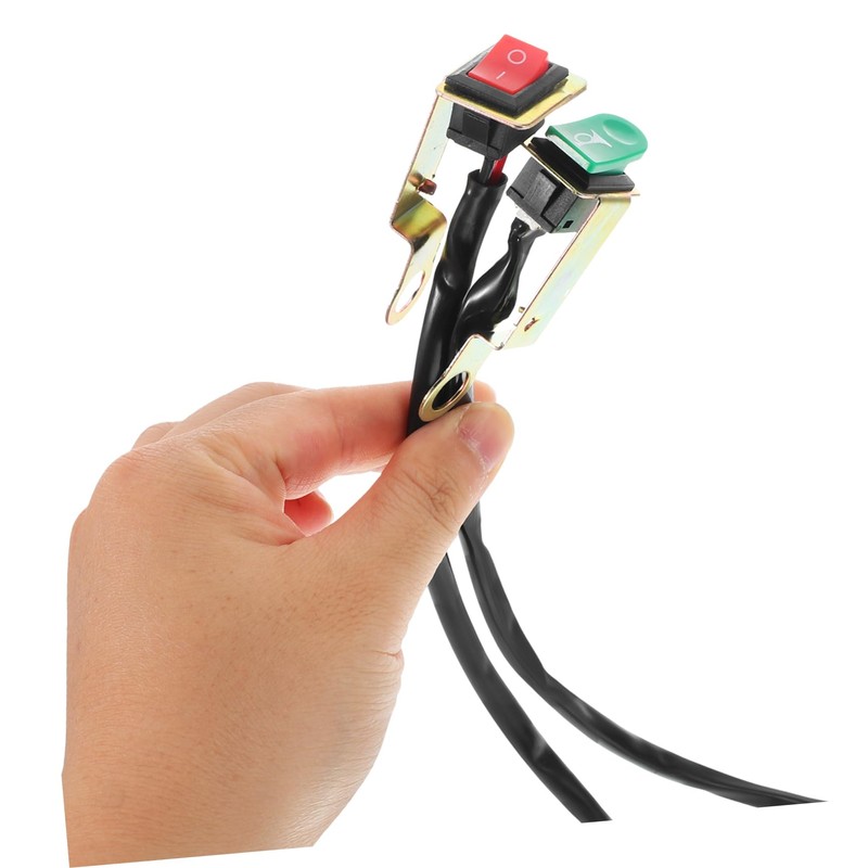 Mikinona 2Pcs Motorcycle Headlight Control Switch Horn Turn Off Switches