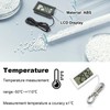 Aquarium Thermometer Digital Thermometer Sensor LCD Fridge Thermometer Waterproof for
