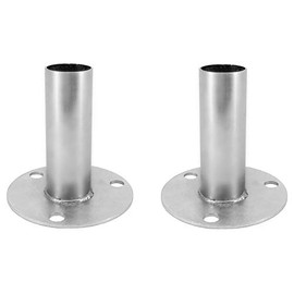 GoodsZone Canopy Foot Pads Fittings 1-3/8" for Frame Shelter Carport Deck Shed Connectors Joints, 2/Pack