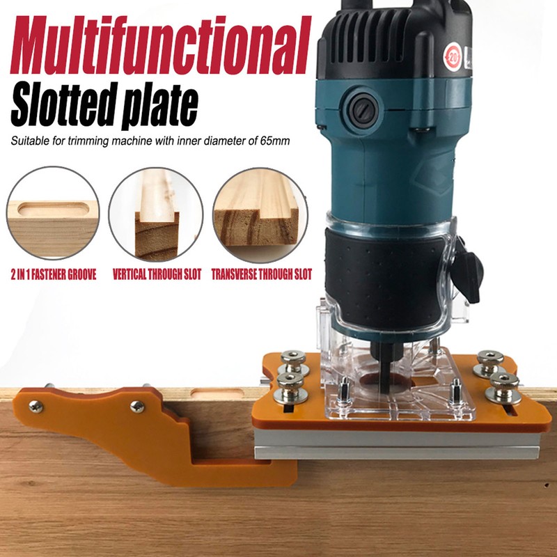 Wood Router Table Insert Plate High Accuracy Router Slotting Positioning