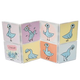 CreateOn Mo Willems - Don't Let The Pigeon Drive The Bus Magnetic Tiles, Magnetic Toy, Travel Toys, Classroom Sensory Toy Blocks, STEM & Montessori Tools for Boys & Girls Ages 3+ (16 Pieces)