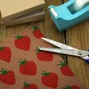 GRAPHICS & MORE Cute Strawberry Strawberries Pattern Sketchy Premium Kraft