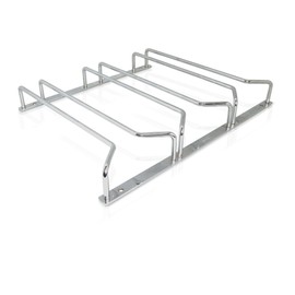 Vin Bouquet FIA 058 Glass Holder, Stainless Steel, Silver, 33.8 x 26.3 x 5 cm