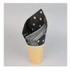 Servilletas de papel desechables con lunares, azules, verdes y negros,