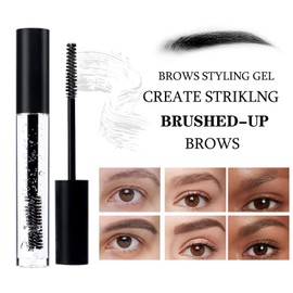 Clear Eyebrow Setting Gel,2PCS Brow Fixed Gel,Waterproof Sweat-Proof EyeBrow Gel, Long Lasting, Brows Styling Repair Liquid For Makeup