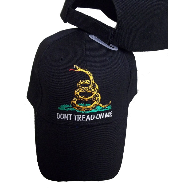 Ruffin Gadsden Flag Baseball Cap - Black - Dont Tread