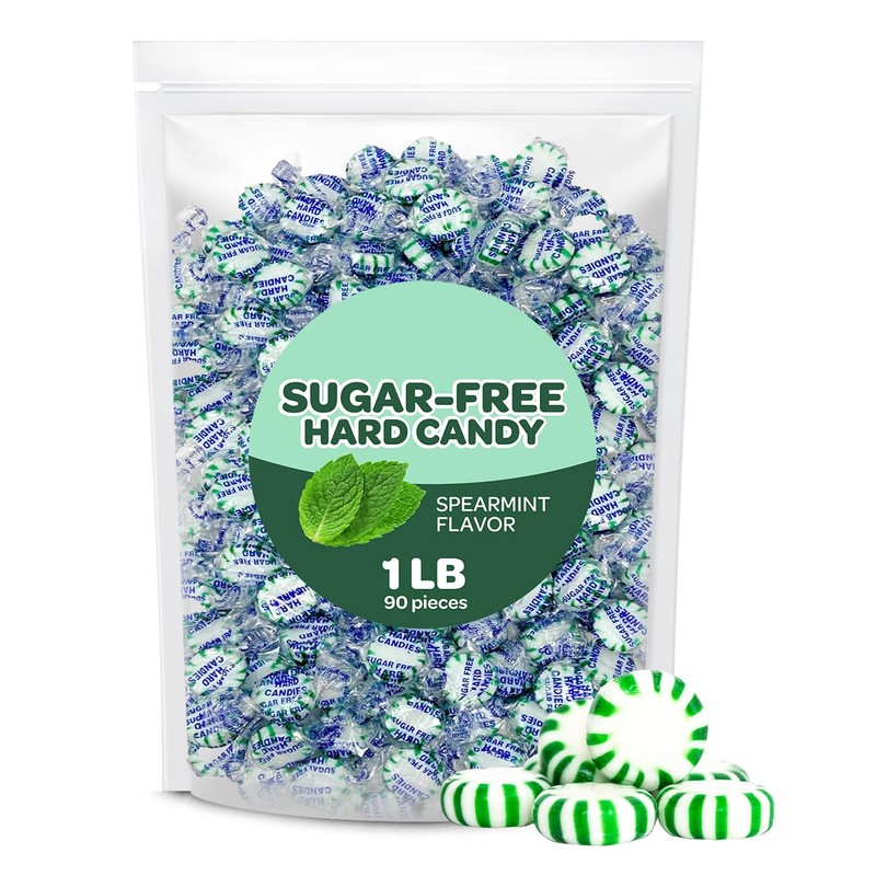 Sugar-Free Starlight Mints - 1 Pound Pack (About 90 Count)