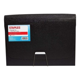 Staples 2757000 Expanding File with 1-Inch Document CS Letter 7-Pocket Assorted Colors