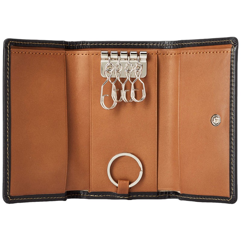 Margaret Howell Idea MHMW4BK1 Key Case, Smart Key Compatible, 4