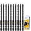 Masonry Drill Bit Set 1/4" (10PCS) - Cement Drill Bit,
