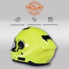 Milwaukee Helmets MPH9819DOT 'Breeze' Green Advanced Motorcycle Modular Helmet for