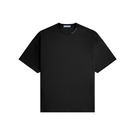 Aelfric Eden Heavyweight T Shirts for Men Cotton Short Sleeve Crewneck Basic Tees Black M