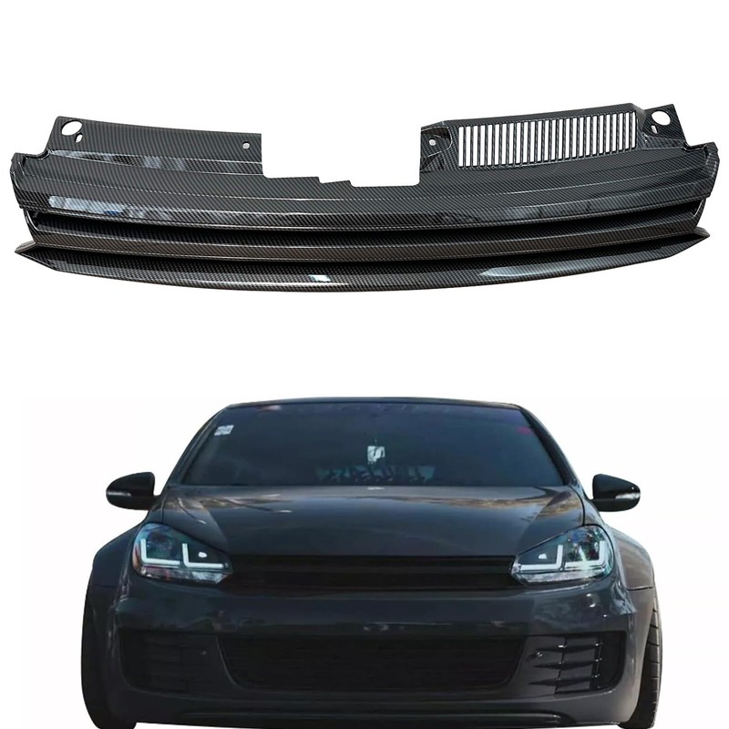 BST BSSP Badgeless Sport Style Front Grille Black Carbon Fiber