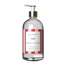 Muse Apothecary Hand Ritual - Aromatic and Nourishing Hand Soap, Infused with Natural Aromatherapy Essential Oils - Great Valentine's Day Gift - 16 oz, Mandarin Rosè + Pink Pomelo