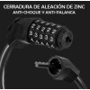 Candado Combinacion Cerradura1.5m Flexible 5dígito Bici Moto