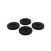 (Pack of 30) 15mm Black Buttons - 4 Hole Small