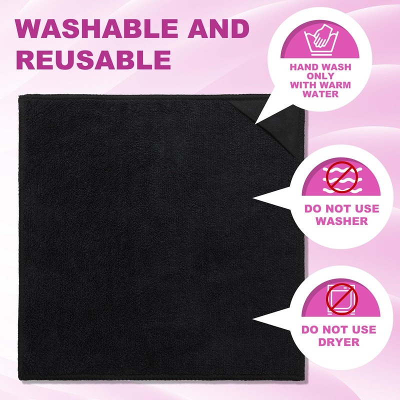 Tudomro 30 Pcs Magnetic Cleaning Cloth Dry Erasers Bulk for
