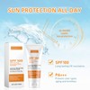 Sunscreen SPF 100, Waterproof Moisturiser with SPF 100,UVB/UVA Protection Sun