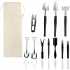 Wobodan 12 Pcs Succulent Tools Set Mini Transplanting Garden Tools Kit for Indoor Garden
