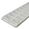 White Stackable 16 Ice Cube Trays for Freezer, Easy Release