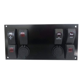 Compatible with Honda Pioneer 700 Switch Plate/dash panel Winch, Horn, Light bar, USB and Cig