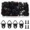 Yosawa 100 Pcs Picture Hooks Triangle Ring Picture Hangers with