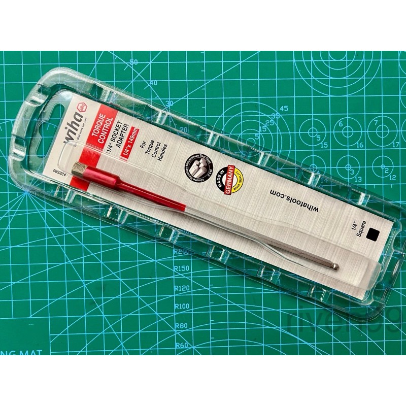 WIHA 1/4" Torque Control Square Drive Socket Adapter Blade (149mm