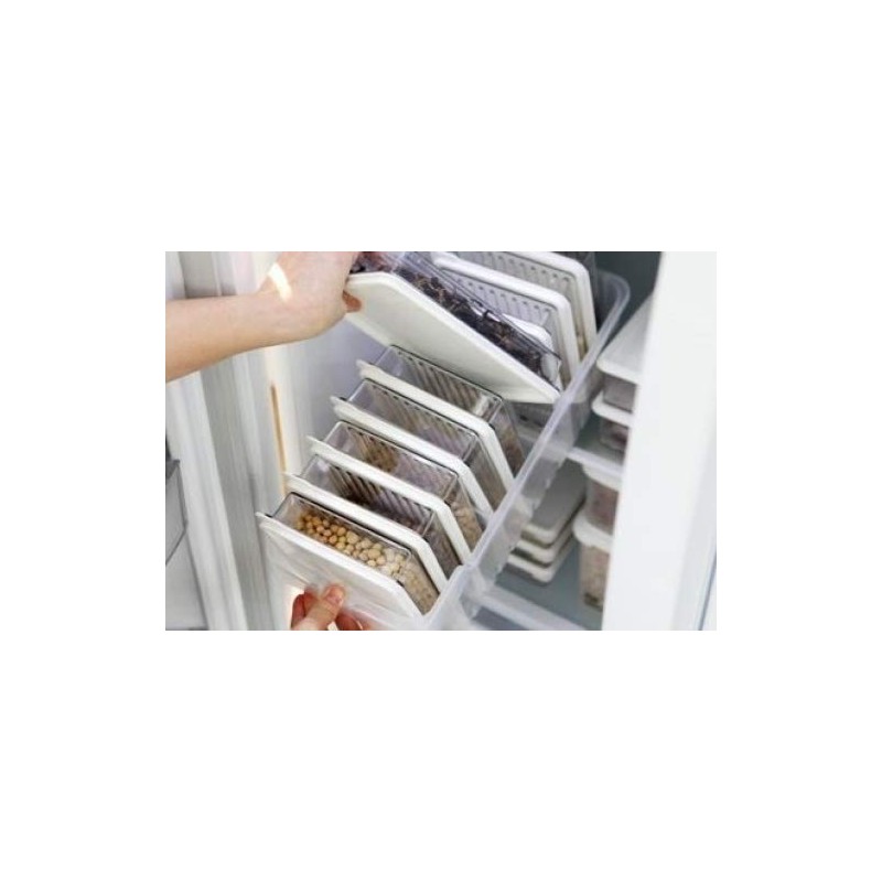 INNOVATION LIVING Kitchen Refrigerator Organizer, Fridge and Freezer Storage Trays