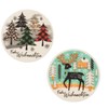 Günthart Pack of 12 Merry Christmas Round Decorative Signs in