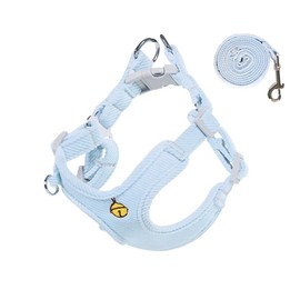 Oyccen Small Dog Vest Harness with Leash Puppy Adjustable Chest Harnesses and Lead Set for Outdoor Walking