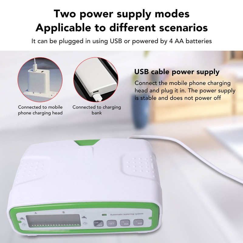 Double Pump Automatic Flower Watering Device Automatic Watering System for