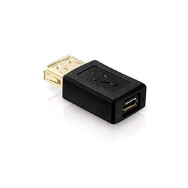 adaptare 41006 A-Female to A-Female USB 2.0 adaptor, black gold-plated USB 2.0