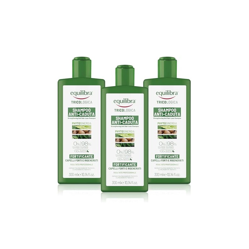 equilibra Hair Strengthening Anti-Hair Loss Shampoo Gently Cleanses Brittle Hair