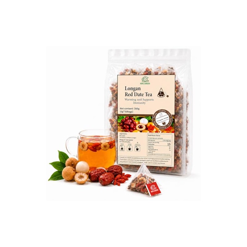 Herbal Tea, Longan Red Date Goji Berry Tea, Jujube Tea,