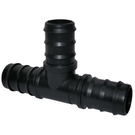 AERZETIX - C48700 - Set of 10 fittings / distributors in "T" diameter 25 mm for garden hose - barbed wire connection in "T" for drip irrigation system