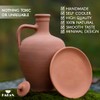 Hakan Anadolu Natural Clay Water Pitcher Set | Unglazed Terracotta