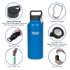 Healthy Human 32oz Insulated Stainless Steel Water Bottle Stein Cold