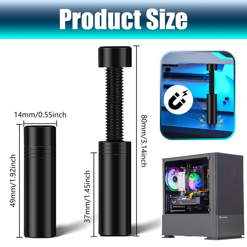 GPU Stand, GPU Support Bracket with Magnet and Rubber Pad,