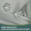 BALAPET Silky Satin Pregnancy Pillow Cover (ONLY Pillowcase), U Shaped