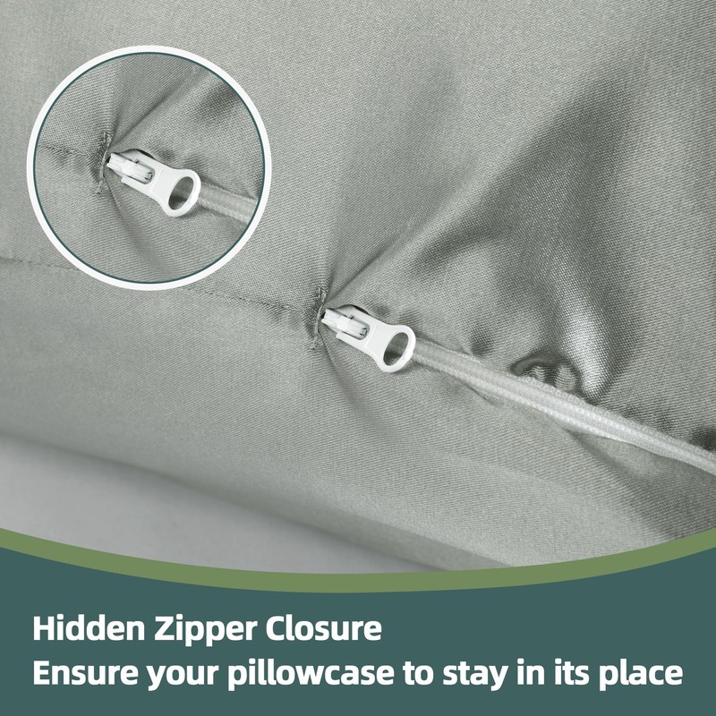 BALAPET Silky Satin Pregnancy Pillow Cover (ONLY Pillowcase), U Shaped