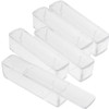 Operitacx 5pcs Rectangular Financial Seal Boxes High Grade Plastic Material