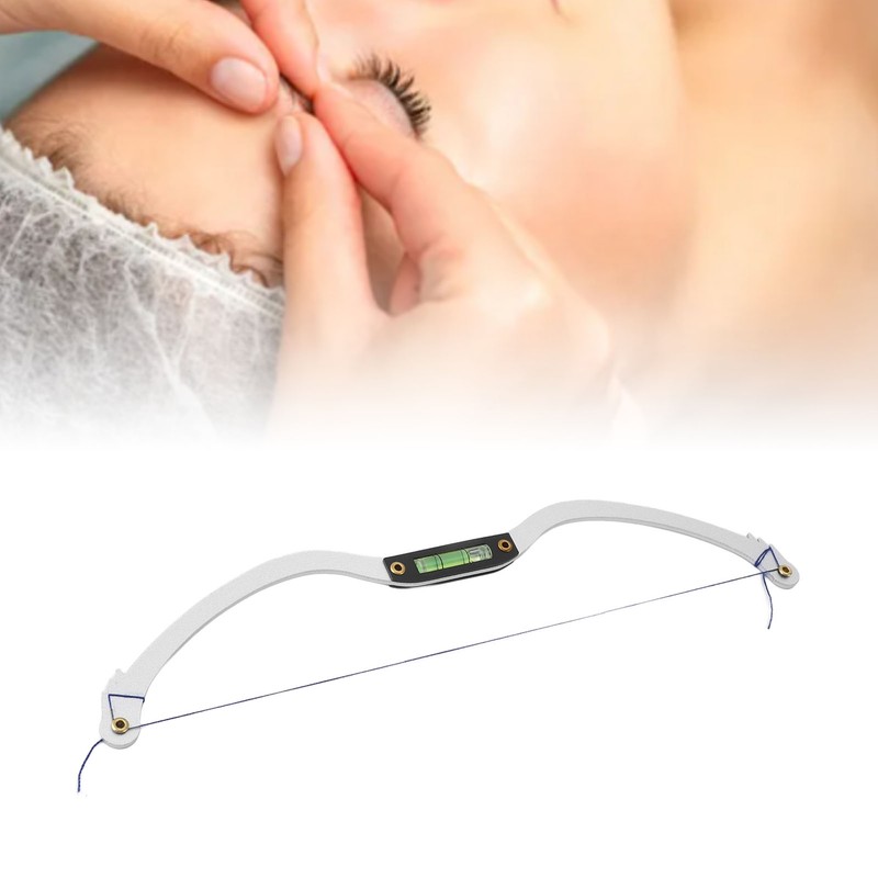Horizontal Bead Mapping Ruler Professional Eyebrow Measure Ruler with String
