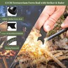 13 CM Ferrocerium Ferro Rod with Striker & Ruler, Survival
