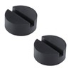 LEONTOOL 2 Pcs Floor Jack Rubber Pads Adapter Universal Jack