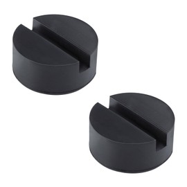 LEONTOOL 2 Pcs Floor Jack Rubber Pads Adapter Universal Jack Stand Pads Adapter Rubber Jack Pads for Floor, Pinch Weld Side Frame Rail Protector, Car Vehicle Lift Frame Rail Protection Accessories