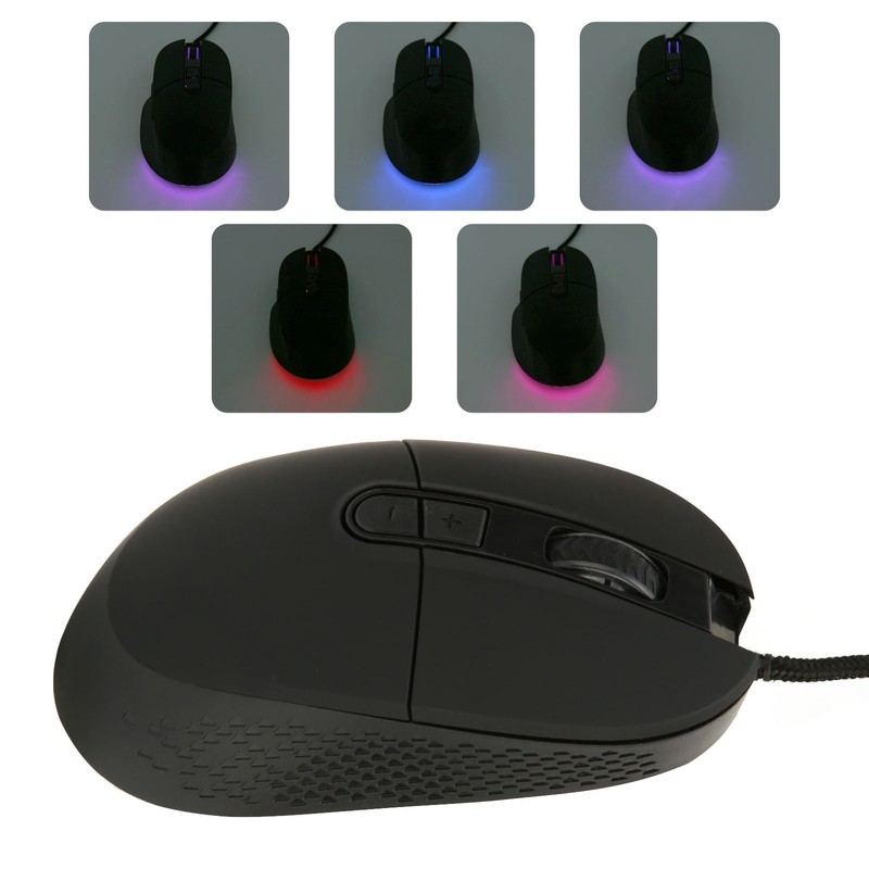 Wired Gaming Mouse 2400 3600 4200 6400 DPI Ergonomic RGB